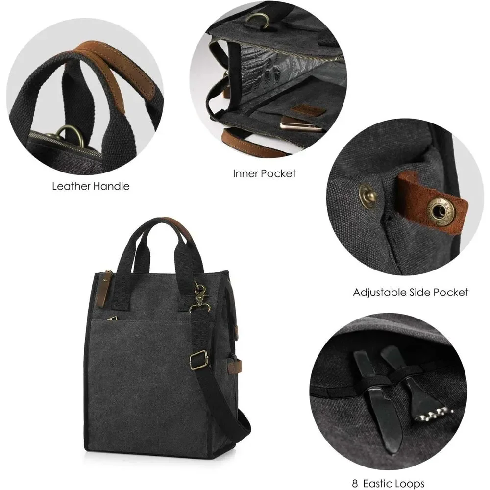 NWT SMRITI Insulated Canvas Lunch Bag for Women/Men